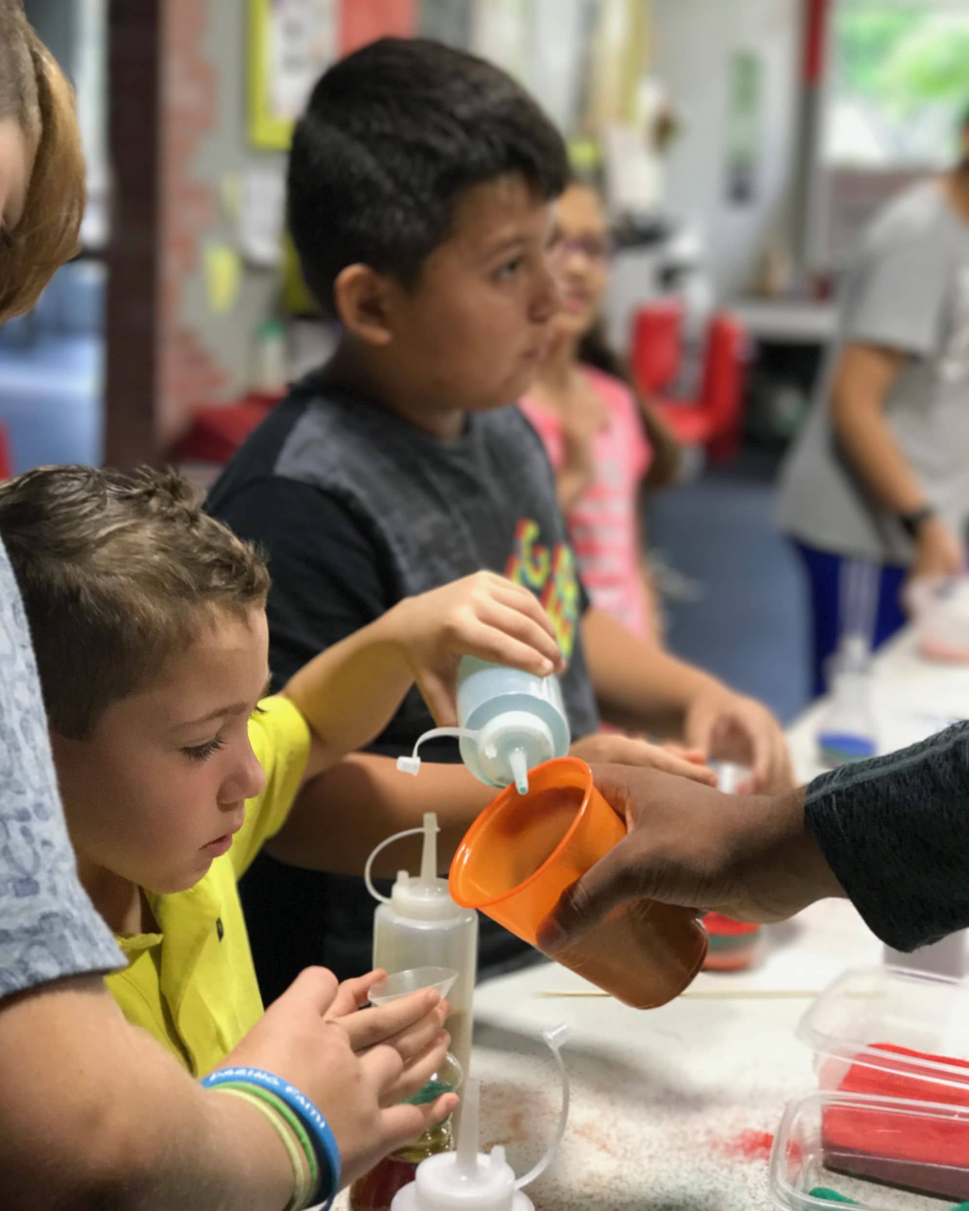 Science experiment for kids at Fitwize